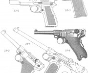 Coloriage Pistolet nerf