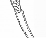 Coloriage et dessins gratuit Un Couteau à imprimer