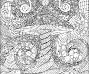 Coloriage Art Th&eacute;rapie d&eacute;stressant