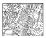 Coloriage et dessins gratuit Art Thérapie maternelle à imprimer