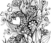 Coloriage Art Thérapie Nature et Amour