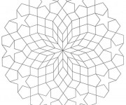 Coloriage et dessins gratuit Art Thérapie stylisé à imprimer