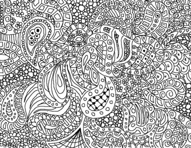 Coloriage Art Thérapie Très Difficile