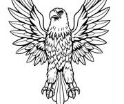 Coloriage Aigle de Assassin's Creed
