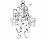 Coloriage Arno d'Assassin's Creed