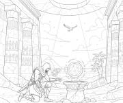 Coloriage Art&eacute;fact ancien d'Assassin's Creed