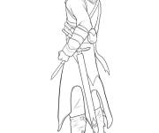 Coloriage et dessins gratuit Assassin's Creed pour enfants à imprimer