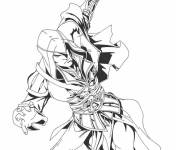 Coloriage Assassin's Creed vectoriel