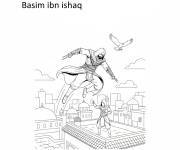 Coloriage Basim ibn ishaq assassinat a&eacute;rien
