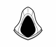 Coloriage Capuche simple d'Assassin's Creed