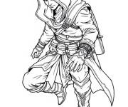 Coloriage Caract&egrave;re de Assassin's Creed