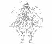 Coloriage Edward kenway d'Assassin's Creed