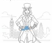 Coloriage Evie frye d'Assassin's Creed