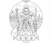 Coloriage Ezio collection d'Assassin's Creed