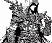 Coloriage Fantaisie d'Assassin's Creed