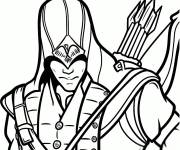 Coloriage H&eacute;ros Assassin's Creed arm&eacute;