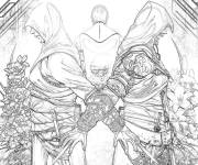 Coloriage Jeu c&eacute;l&egrave;bre Assassin's Creed