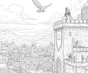 Coloriage Masyaf, le premier &eacute;pisode d'Assassin's Creed