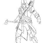 Coloriage Personnage Assassin's Creed