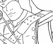 Coloriage Silhouette Assassin's Creed