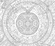 Coloriage Une pomme d'&Eacute;den d'Assassin's Creed complexe