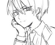 Coloriage et dessins gratuit Akabane Karuma dessin&eacute; &agrave; la main à imprimer
