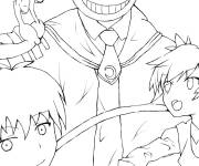 Coloriage et dessins gratuit Assassination Classroom au crayon à imprimer