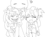 Coloriage et dessins gratuit Assassination Classroom facile à imprimer