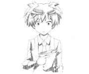 Coloriage Image de Shiota Nagisa