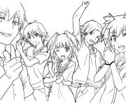 Coloriage et dessins gratuit Image des personnages Assassination Classroom à imprimer