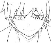 Coloriage Karma Akabane l'&eacute;l&egrave;ve rus&eacute;