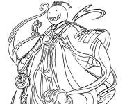Coloriage Profil de Korosensei