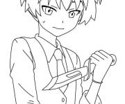 Coloriage et dessins gratuit Shiota Nagisa de Assassination Classroom à imprimer