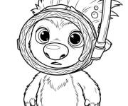 Coloriage Aventure de Ollie du film Swapped