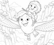Coloriage Aventures dans le film Swapped de Netflix