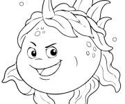 Coloriage et dessins gratuit Boogle avec le regard m&eacute;chant à imprimer