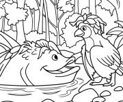 Coloriage boogle en parlant &agrave; Ivy