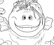 Coloriage Boogle en souriant dans la rivi&egrave;re