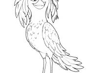 Coloriage et dessins gratuit Ivy dans le corps de Javan à imprimer
