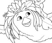 Coloriage Ivy et Ollie en aventure a&eacute;rien