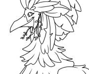 Coloriage Ivy le Javan vue de gauche