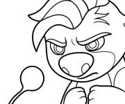 Coloriage et dessins gratuit Ollie en colere à imprimer