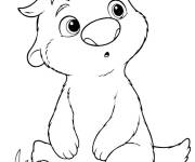 Coloriage et dessins gratuit Ollie personnage du film Aventures crois&eacute;es à imprimer