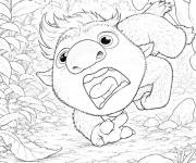 Coloriage Ollie s'echappe