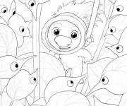 Coloriage Ollie sous l'eau