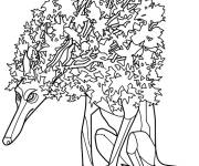 Coloriage Personnage mal&eacute;fique Tree Wolf de Swapped