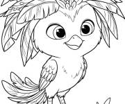 Coloriage Petit ivy dans le corps de Javan