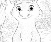 Coloriage Portrait de Ollie