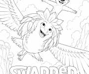 Coloriage Poster du film Swapped