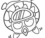 Coloriage Aventure de Badtz Maru